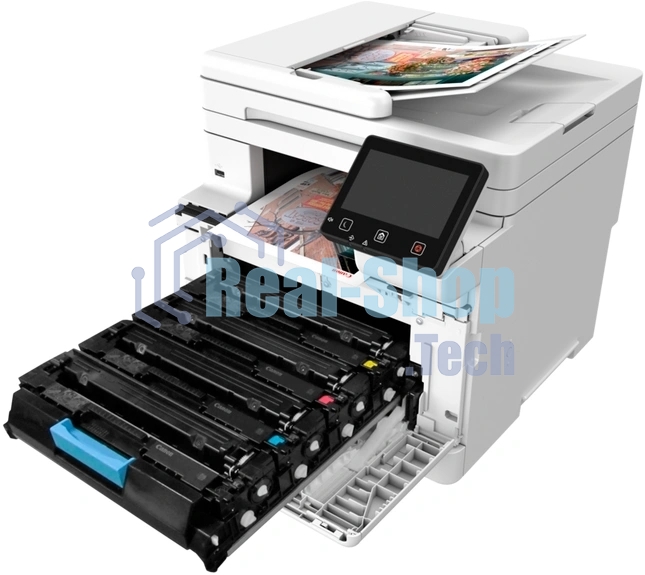 МФУ лазерное Canon i-SENSYS MF667Cdw (6928C001) (A4, 1200dpi, 25ppm, duplex, ADF50m, Ethernet, USB, WiFi , факс)