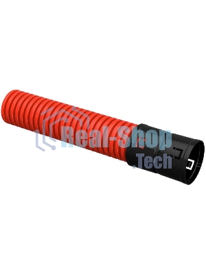 Труба гофрированная двустенная ПНД d63 мм с муфтой SN14 красн. (уп. 50 м) IEK CTG12-063-K04-050-R