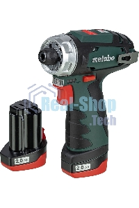 Дрель-шуруповерт аккумуляторная Metabo PowerMaxx BS 600984000, Аккумуляторный, 10,8В, 2 АКБ