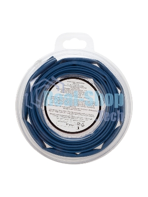 Трубка термоусаживаемая Rexant 6.0/3.0мм синяя. ролик 2.44 м