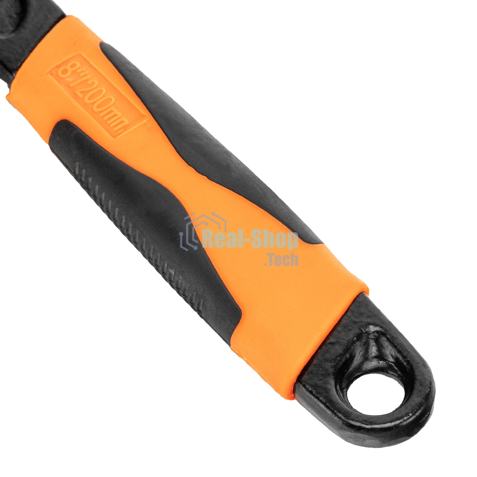 Ключ разводной Sparta 200 мм, двухкомпонентная рукоятка