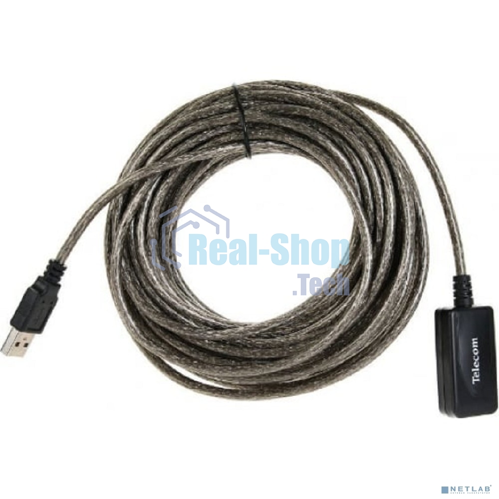 Кабель USB2.0-repeater, удлинительный активный Am-->Af 10м, Telecom