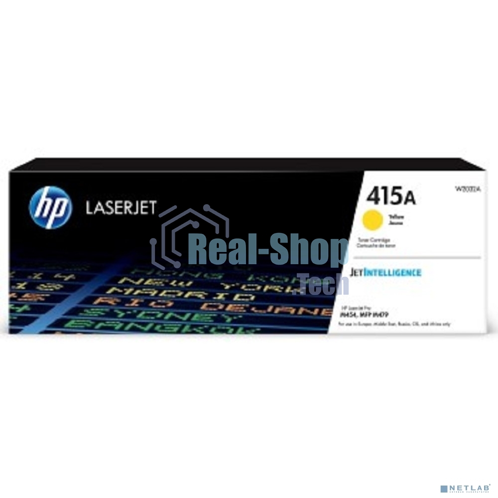 Картридж лазерный HP 415A W2032A желтый для HP HP LJ M454/MFP M479 (2100 стр.)