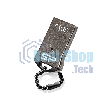 Флешка USB Silicon Power R/W 64Gb Touch T01 SP064GbUF2T01V1K USB 2.0 черный/серебристый