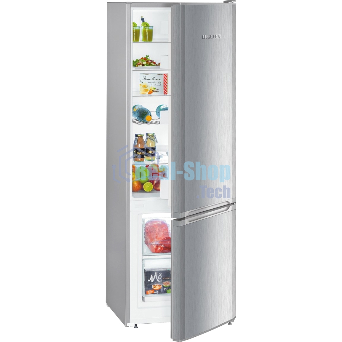 Холодильник Liebherr CUELE 2831-26 001 серебристый двухкамерный 219/53л морозилка снизу