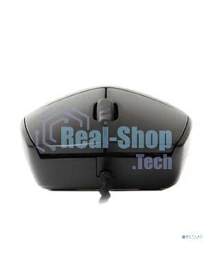 Мышь проводная Rapoo N100 черный, 1600 dpi, USB, кнопки - 3