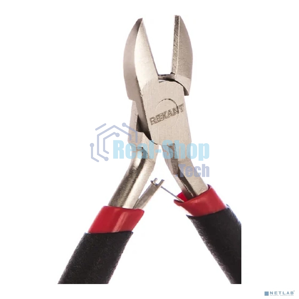 Бокорезы Rexant Мини 120 мм никелированные, авторазжим, обливные рукоятки