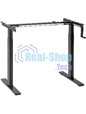 Подстолье Cactus CS-MDF-BK черный каркас черный 70x118x133 см