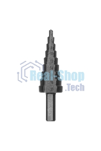 Сверло ступенчатое по металлу Сибртех 4-6-8-10-12-14-16-18-20 мм, 4241