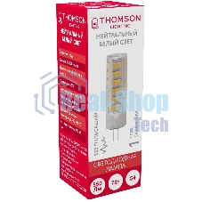 Лампа cветодиодная LED Thomson TH-B4208 G4, капсульная, 7 Вт, 4000К, белый нейтральный, 1 шт.