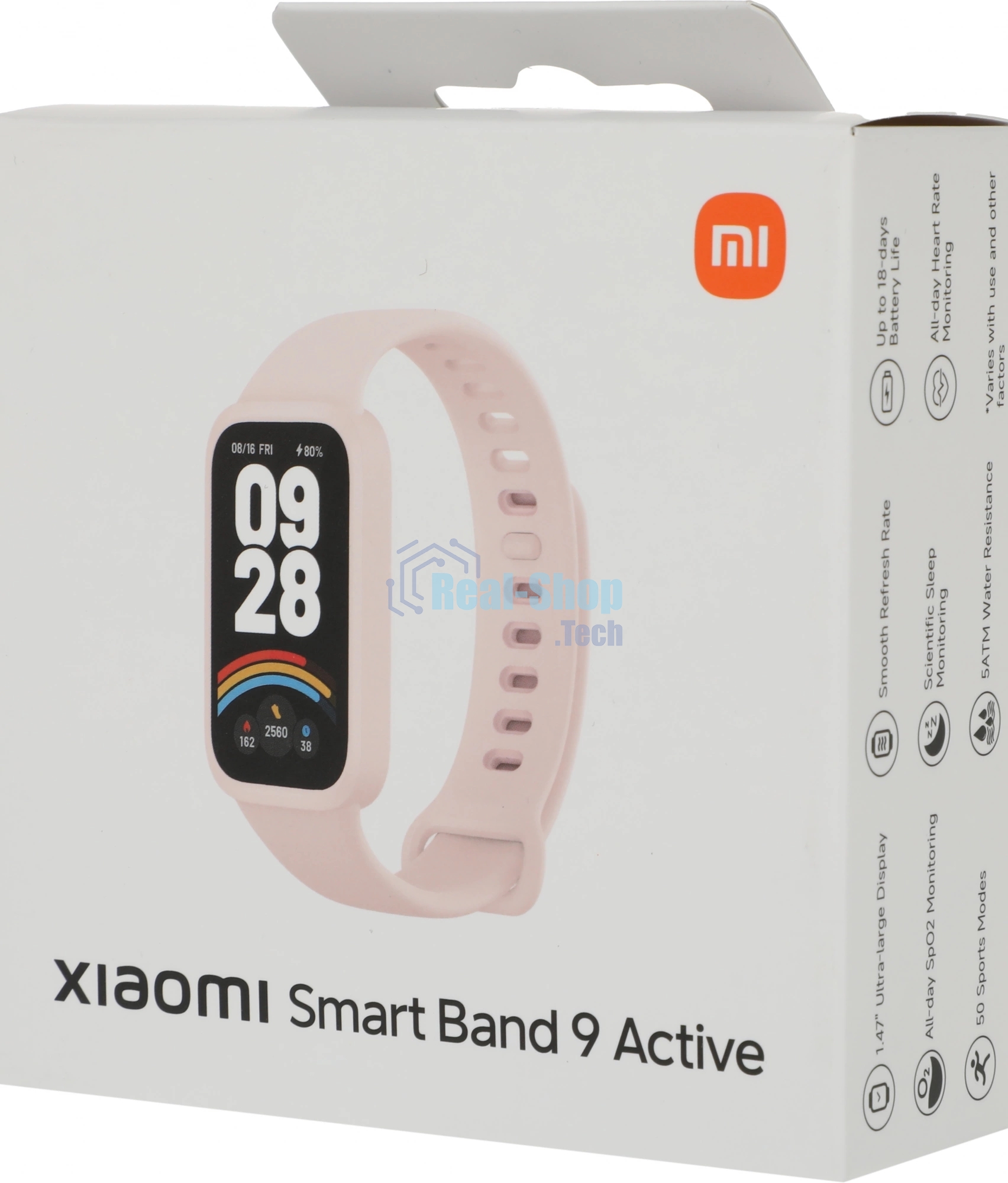 Фитнес трекер Xiaomi Smart Band 9 Active розовый M2435B1