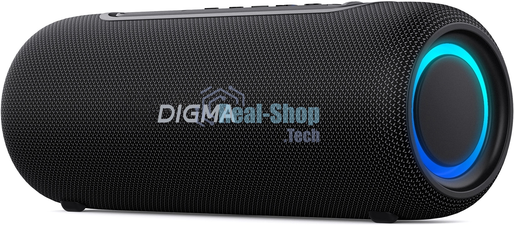 Колонка портатитвная Digma D-PS1524 черный 20W 2.0 BT 10м 2000mAh (PS1524B)