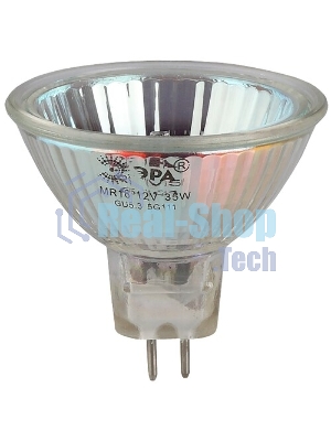 Лампа галогенная ЭРА GU5.3-JCDR (MR16)-75W-230V-CL GU5.3 75Вт софит теплый белый свет