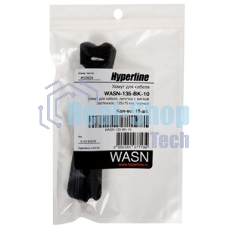 Крепеж Hyperline WASN-135-mix-10 Хомут для кабеля, липучка с мягкой застежкой, 135x14 мм, цвет в ассортименте (10 шт.)