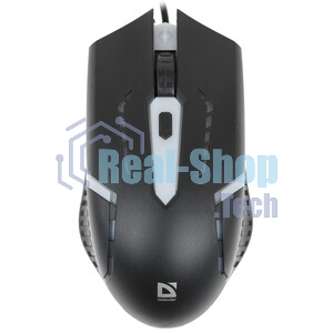 Мышь проводная Defender Hit MB-601 черный, 1200 dpi, USB, кнопки - 4