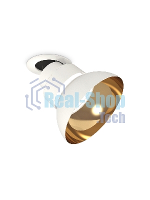 Светильник Ambrella Light XM8101601 SWH/PYG/CL белый песок/золото желтое полированное/прозрачный GX53