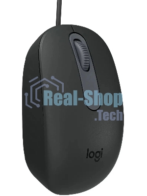 Мышь Logitech M86 черный оптическая 1000dpi USB для ноутбука (910-007661)