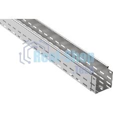 Лоток листовой перфорированный 100х100 L3000 сталь 0.7мм ИЭК CLP10-100-100-3