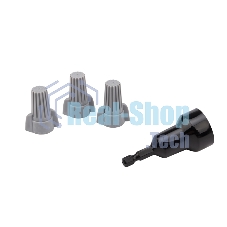 Соединительный изолирующий зажим Rexant с лепестками СИЗ-15 ø 14,9 мм (0,75-10 мм²), серый (50 шт./уп.)