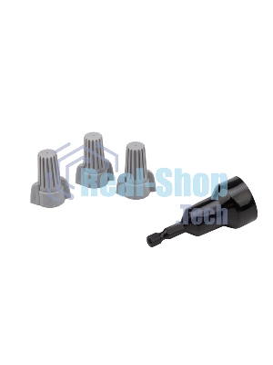 Соединительный изолирующий зажим Rexant с лепестками СИЗ-15 ø 14,9 мм (0,75-10 мм²), серый (50 шт./уп.)