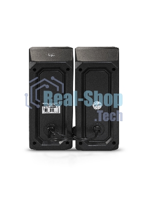 Акустическая система 2.0 ExeGate EX289688RUS Accord 240 (питание USB, 2х3Вт (6Вт RMS), 60-20000Гц, черный, RGb подсветка)