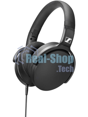 Наушники Sennheiser HD 400S накладные складные закрытые 18-20000Гц съемный кабель 1,4м, угловой jack 3.5мм, 120дБ, микрофон, черные, 508598