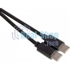 Кабель USB Type-C (m)-USB Type-C (m) 1м черный