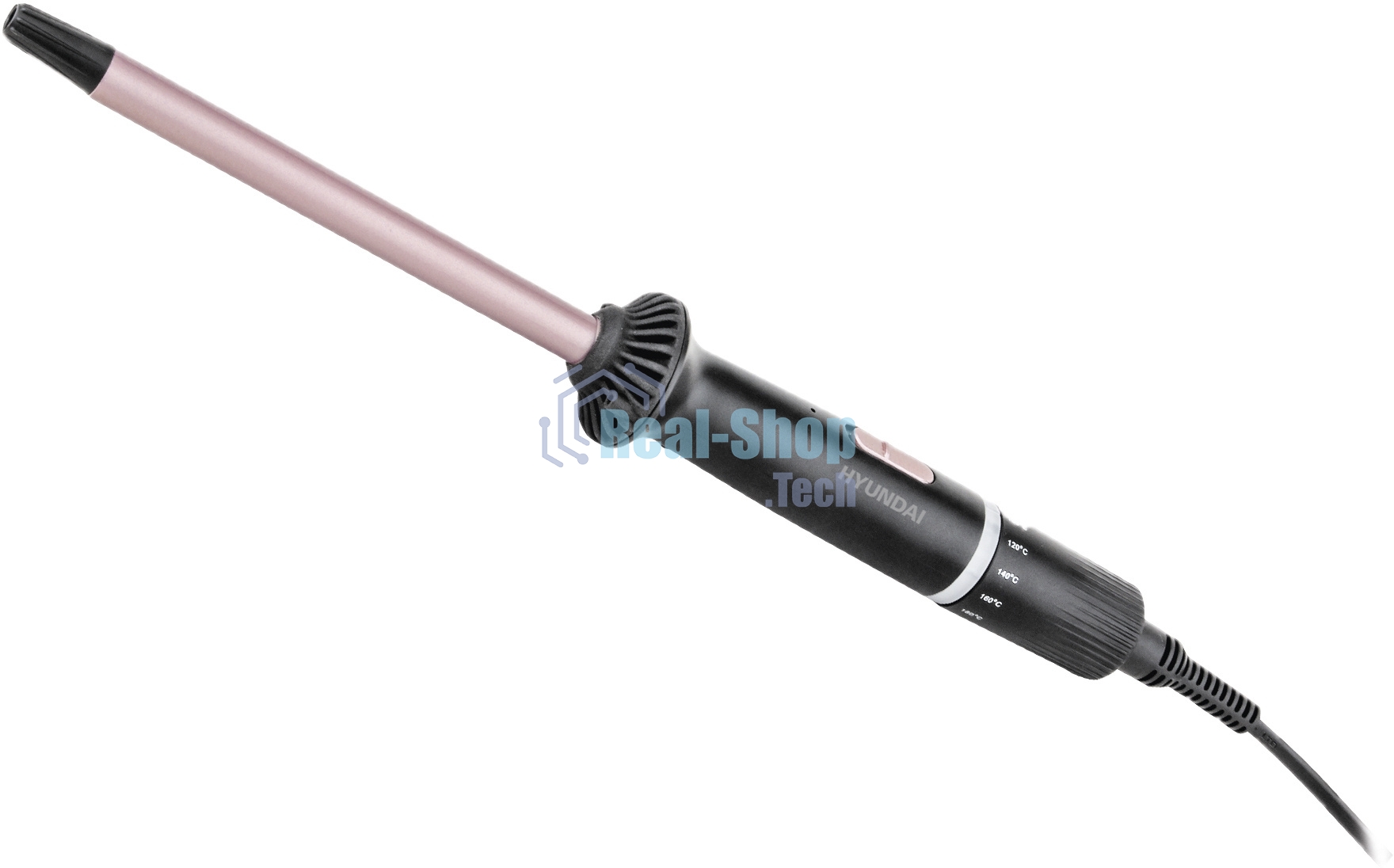 Щипцы Hyundai H-HS1415 25Вт макс.темп.:180С покрытие:керамико-турмалиновое черный