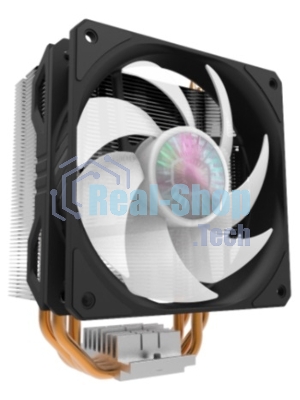 Кулер для процессора Cooler Master Hyper 212 ARGB черный, 120 мм, алюминий/медь, 1800 об/мин, 27 дБ, 4 pin, 150 Вт, 157 мм