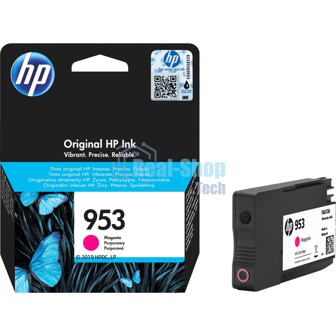 Картридж струйный HP 953 F6U13AE пурпурный для HP OJP 8710/8715/8720/8730/8210/8725 (700 стр.)