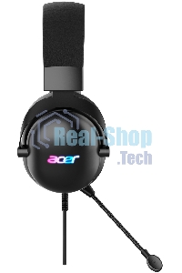 Гарнитура проводная с микрофоном Acer AHW122 черный 2.1м мониторные USB оголовье (ZL.HDSCC.01U)