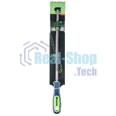 Напильник Сибртех, 250 мм круглый, двухкомпонентная рукоятка, №2