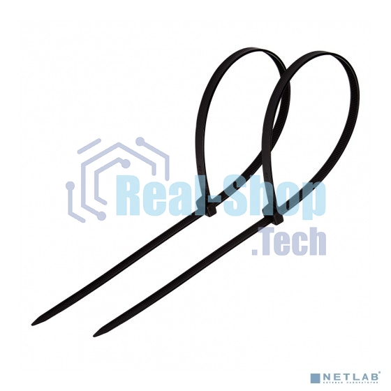 Хомут-стяжка кабельная нейлоновая PROconnect 200 x3,6 мм, черная, упаковка 100 шт.