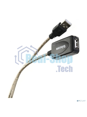 Кабель USB2.0-repeater, удлинительный активный Am-->Af 10м, Telecom