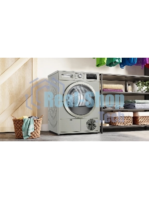 Сушильная машина Bosch WTN86202ME серый, 8 кг, сушка - конденсационная, программ - 13, 59.8 x 84.2 x 61.3 см