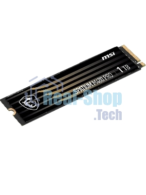 Накопитель SSD MSI SPATIUM M480 PRO, 1000Gb, M.2 2280, PCIe 4.0 x4, NVMe, R/W 7400/6000