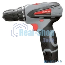 Дрель-шуруповерт Победа ДА-12П/2 Ли, 12 В, 2 Ач, 25 Нм, щеточный