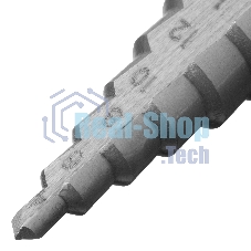 Сверло ступенчатое по металлу Сибртех 4-6-8-10-12-14-16-18-20 мм, 4241