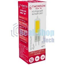 Лампа cветодиодная LED Thomson TH-B4219 G4, капсульная, 4Вт, 6500К, белый холодный, 1 шт.