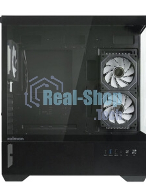 Компьютерный корпус ZALMAN CHRONIX V2, ATX, BLACK, WINDOW, 1xCombo (3.5’’ or 2.5’’), 1x3.5’’HDD, 2x2.5’’SSD, 1xUSB2.0, 1xUSB3.0, 1xUSB Type-C, SIDE 2x120мм ARGB, REAR 1x120мм ARGB