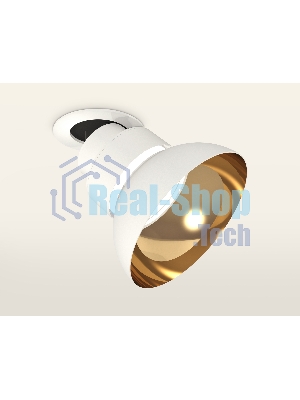 Светильник Ambrella Light XM8101601 SWH/PYG/CL белый песок/золото желтое полированное/прозрачный GX53