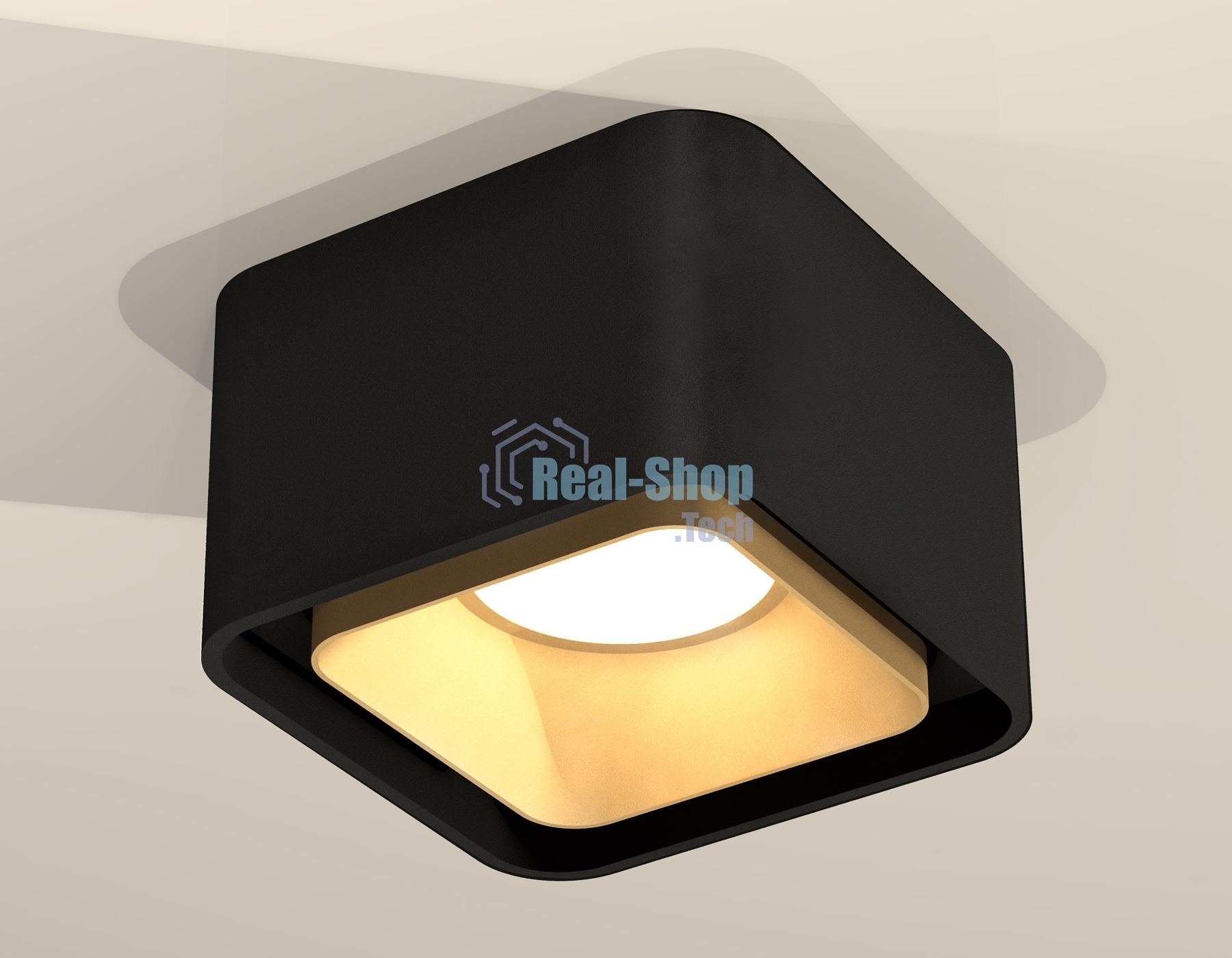 Светильник Ambrella Light XS7833004 SBK/SGD черный песок/золото песок MR16 GU5.3 (C7833, N7704)