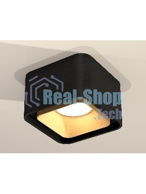 Светильник Ambrella Light XS7833004 SBK/SGD черный песок/золото песок MR16 GU5.3 (C7833, N7704)