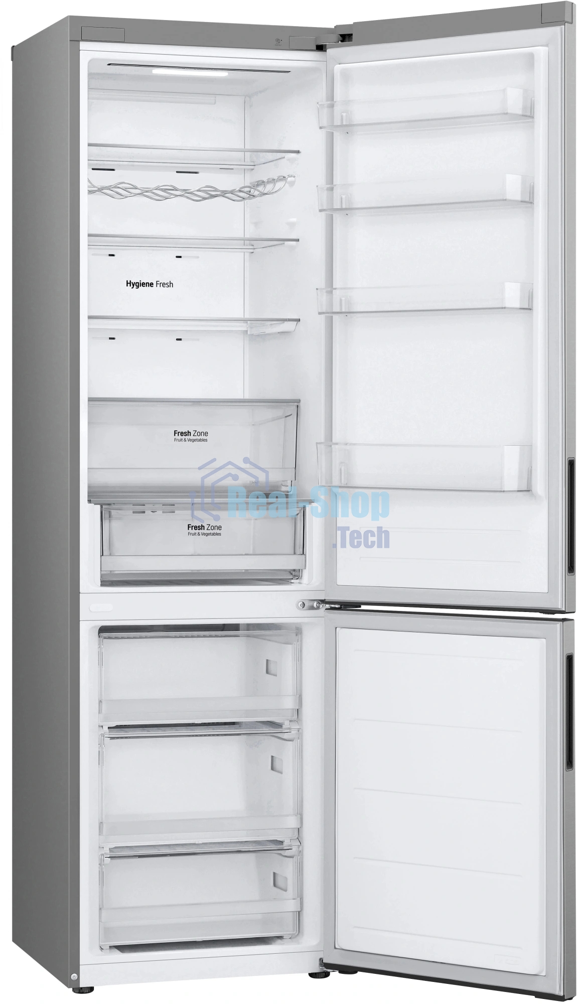 Холодильник LG GC-B509ANMW 2-хкамерн. серый инвертер