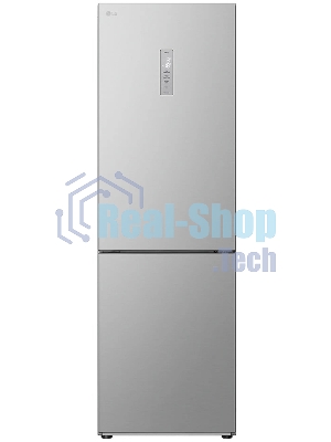 Холодильник LG GC-B459ANMW серебристый двухкамерный 234/110л морозилка снизу, No Frost