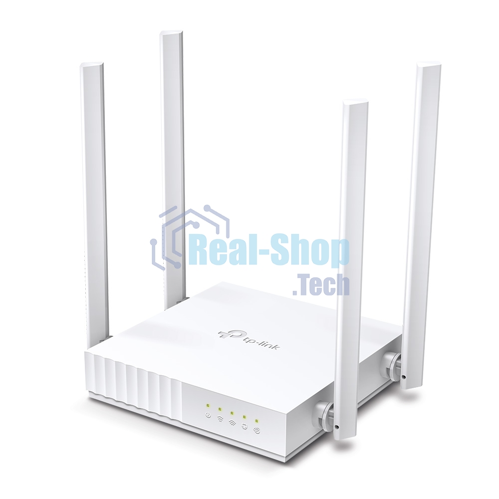 Роутер беспроводной TP-Link Archer C24 AC750 10/100BASE-TX белый