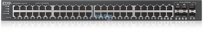 Коммутатор гибридный L2 Zyxel NebulaFlex Pro GS2210-50, rack 19