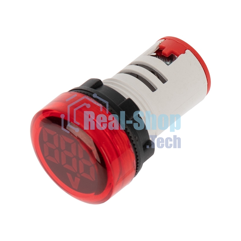 Индикатор значения напряжения Rexant красный VD22 70-500 В