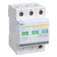 Ограничитель перенапряжения ОПС1-C 3P ИЭК MOP20-3-C