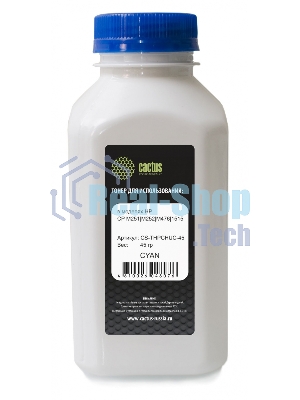 Тонер Cactus CS-THPCHUC-45 голубой флакон 45гр. для принтера HP CP M251/M252/M476/1515